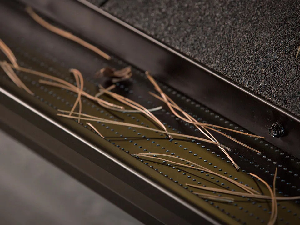 DoublePro® holding back pine debris — Westpoint Gutters, Vancouver ON